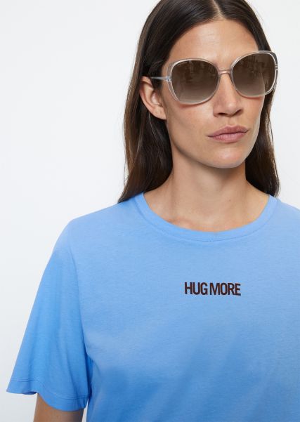 T-Shirts Dames Beoordelingen Nordic Sky Vrolijk T-Shirt Regular Van Lichte Single Jersey