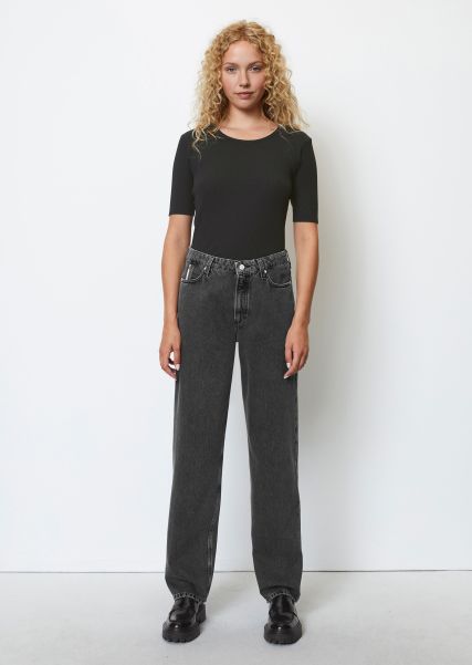 Dames Uitgang Jeans Jeans Model Onna Recht Zonder Rek Multi/Dark Salt N Pepper Grey