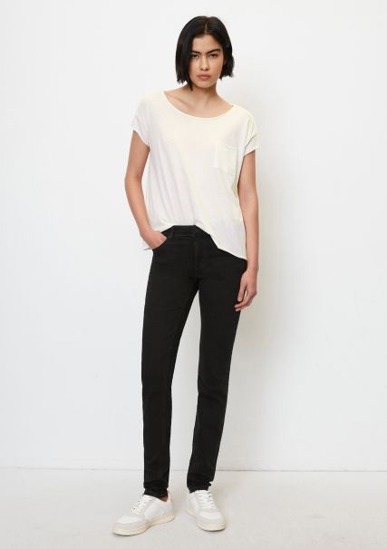 Dames Multi/Worn Out Black Groothandelsprijs Jeans Model Alva Slim Van Een Katoenmix Jeans