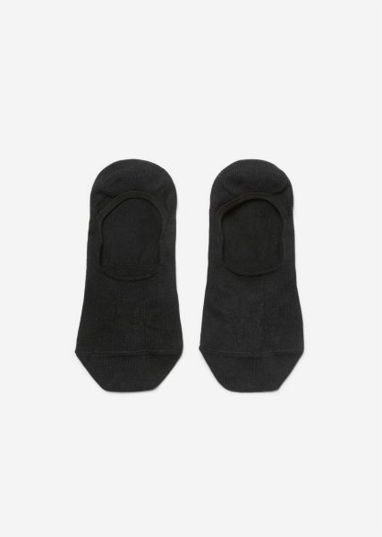Black Dames In-Shoe Sokken In Set Van 2 Sokken Verkoop