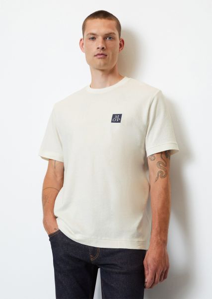 Heren Plaats T-Shirt Normaal Gemaakt Van Puur Biologisch Katoen T-Shirts White Cotton