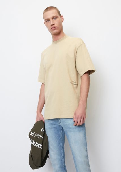 Heren Uniek Summer Dust T-Shirts Oversized T-Shirt Van Heavy Jersey Met Fotoprint Aan De Achterkant