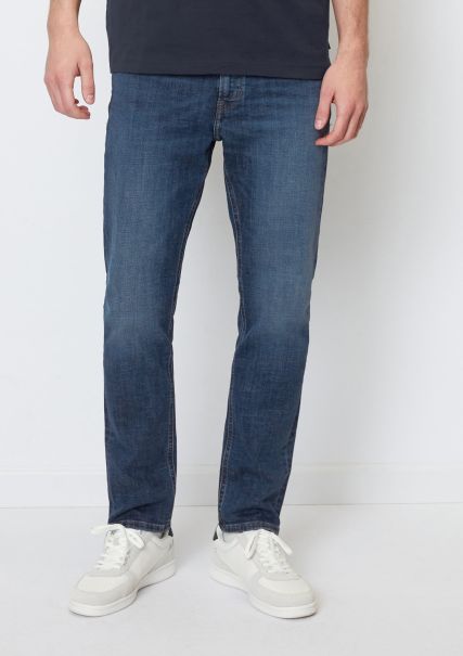 Multi/Dark Blue Crosshatch Jeans Model Vidar Slank Van Een Elastische Katoenmix Jeans Toonaangevend Heren