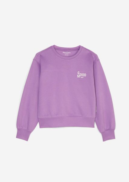 Betrouwbaarheid Girls Junior Teen Girls Sweatshirt Met Goede Stemmingsdetails Wild Lilac