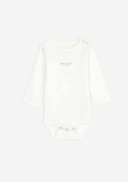 Junior Baby Unisex Babys Romper Van Biologisch Katoen White Cotton Casual