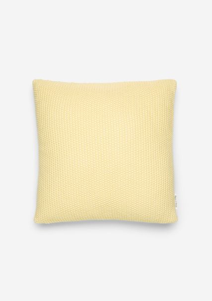 Sierkussen Model Nordic Knit Inclusief Vulling Kussen Aankoop Pale Yellow Home