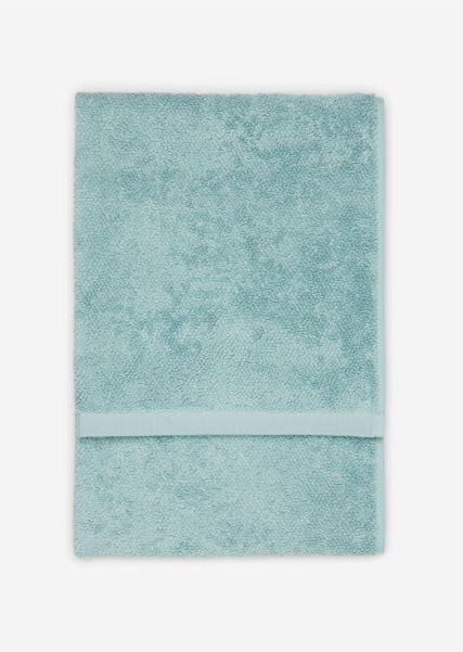 Handdoeken Aquamarine Home Aanbevolen Handdoek Model Timeless Gemaakt Van Organisch Badstof Katoen